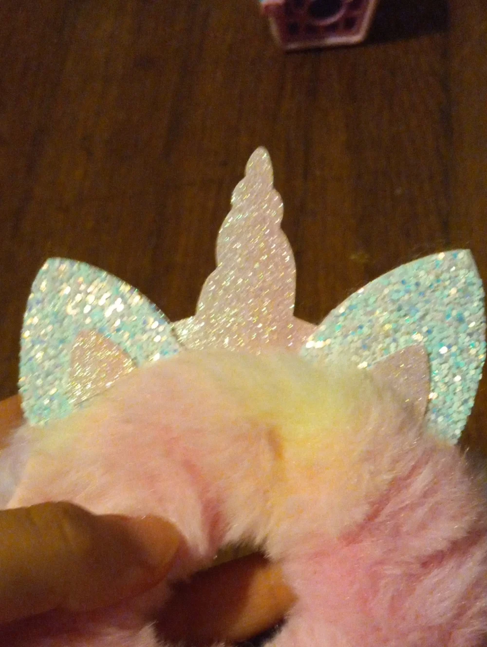 Fuzzy Kids Unicorn Scrunchie